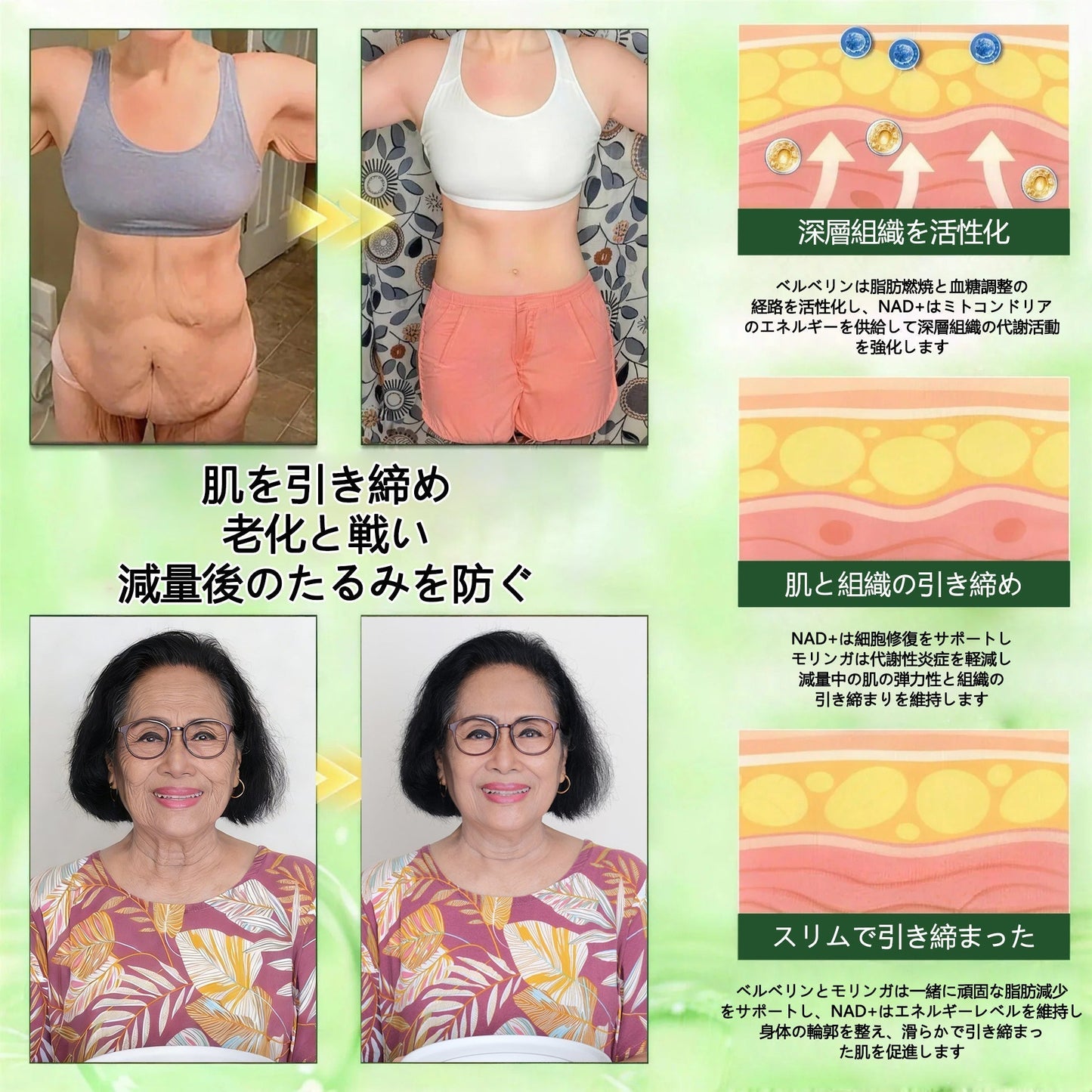 💎GeeLemon® NAD+ 8-in-1 ナノ処方✨ 気になる内臓脂肪・ボディラインを毎日サポート🌿